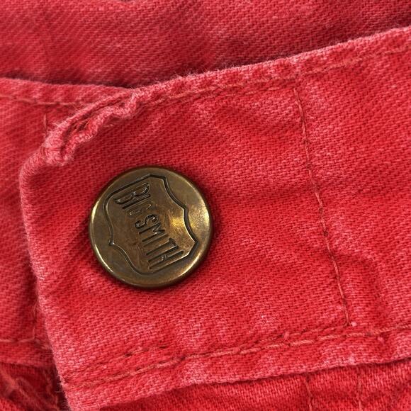 Vintage 1970’s Big Smith Painters Pants Jeans Red 28x30 USA Womens Union Made - Picture 5 of 13